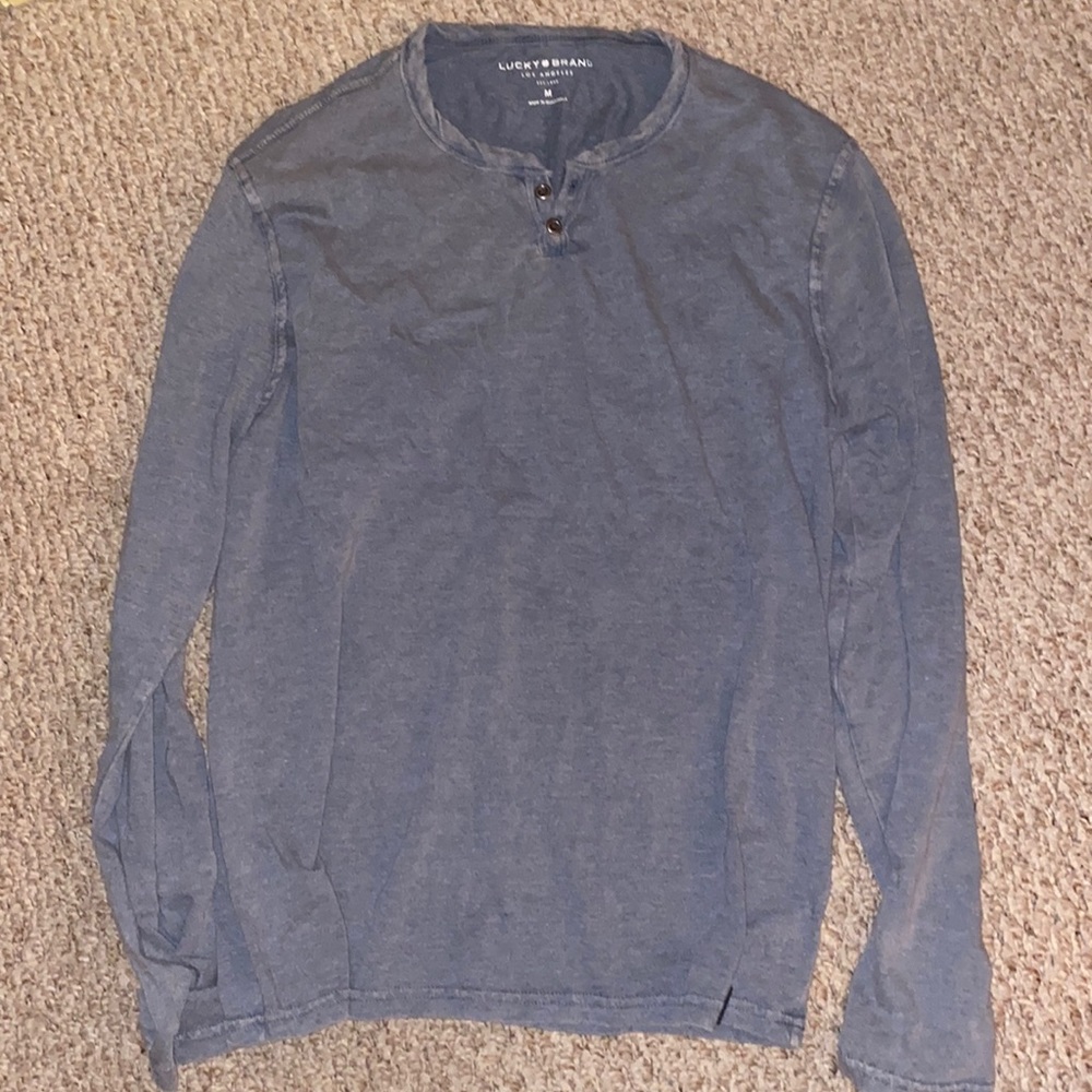 Blue Lucky Brand Henley